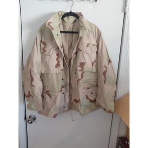 US Army Desert Camo Jacket Men's Medium BDU Military